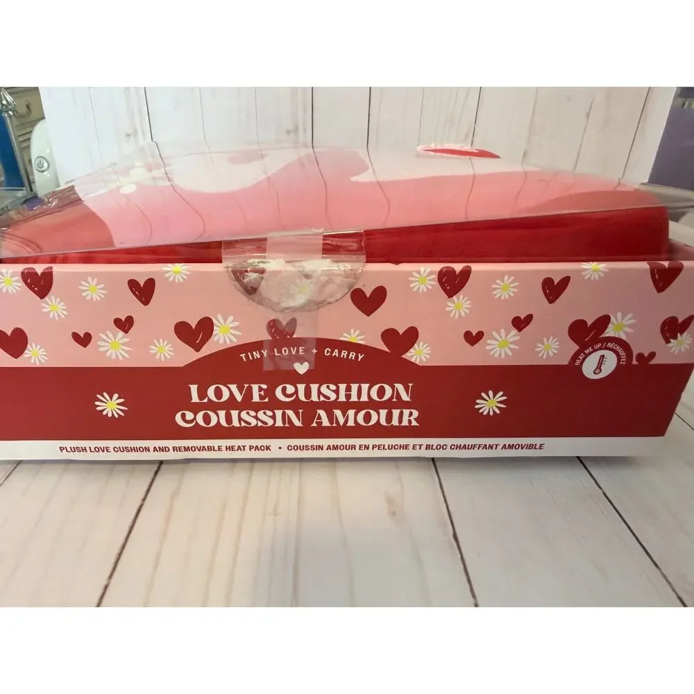 Love & Daisy Plush Cushion with a Removable Heat Pack 11x14x3